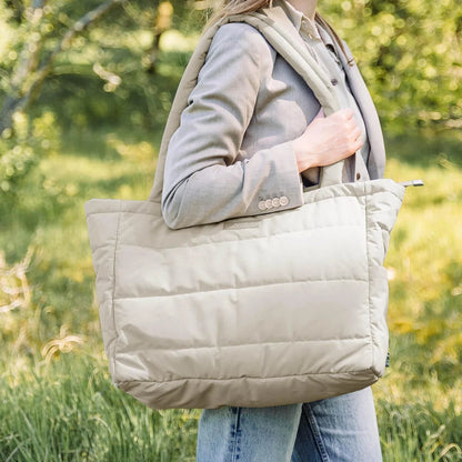 DONE BY DEER QUILTED TOTE BAG