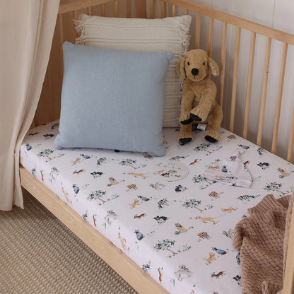 SNUGGLE HUNNY - FITTED COT SHEET