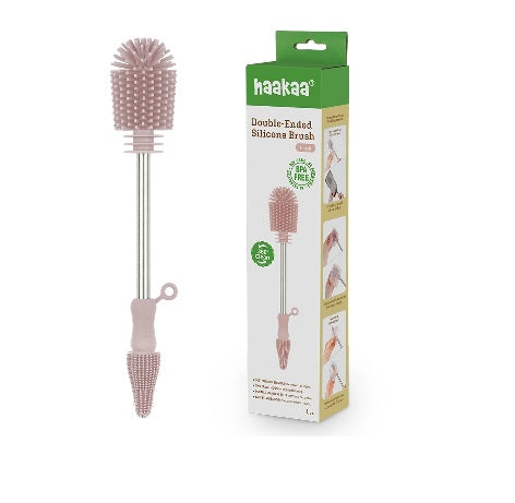 HAAKAA SILICONE DOUBLE ENDED BOTTLE BRUSH