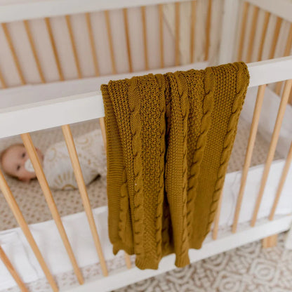 LUNA KNIT COT BLANKET