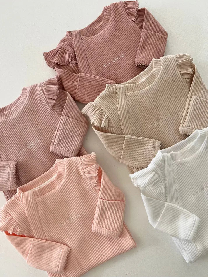 RAI & CO FRILL RIBBED ONESIE