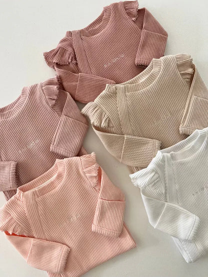RAI & CO FRILL RIBBED ONESIE