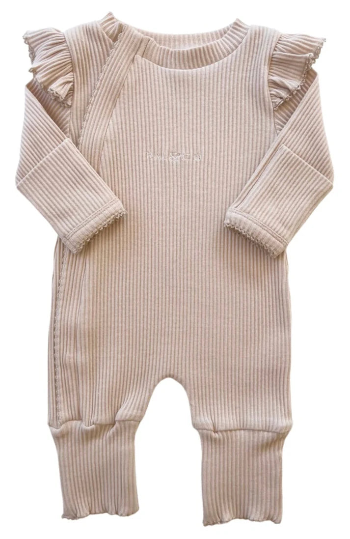 RAI & CO FRILL RIBBED ONESIE