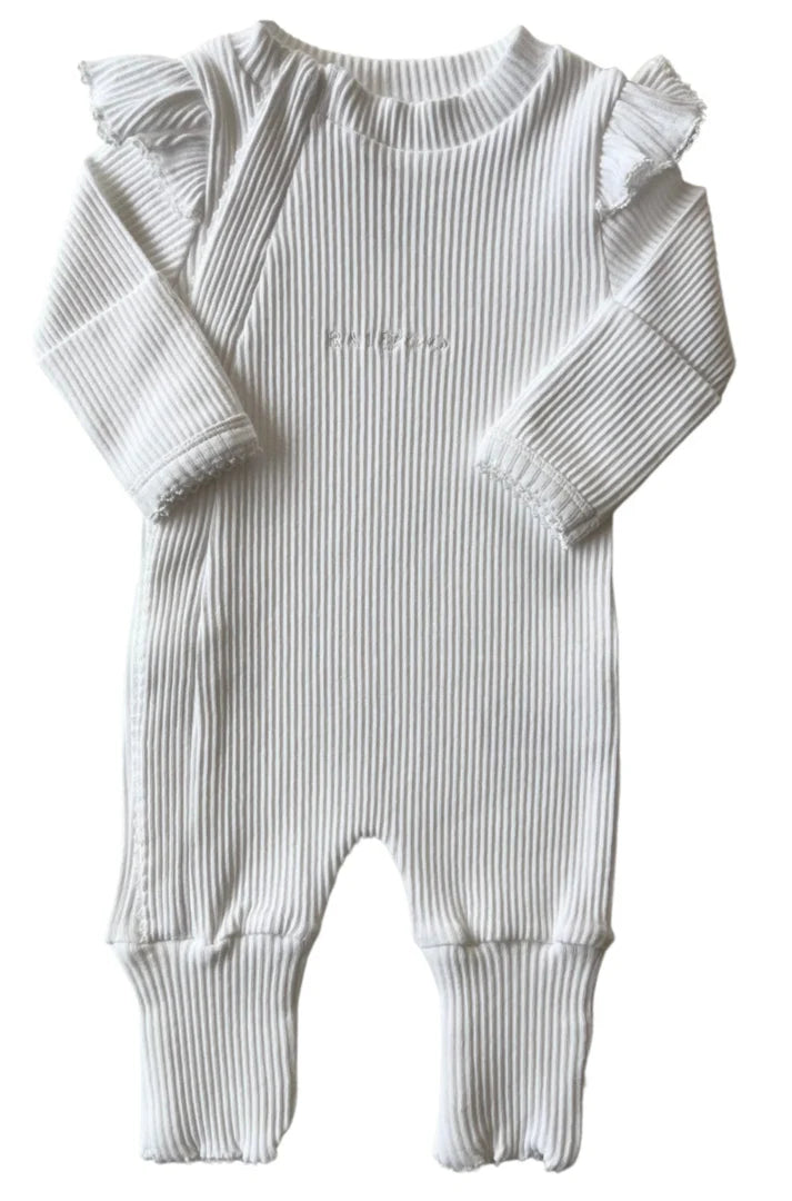 RAI & CO FRILL RIBBED ONESIE