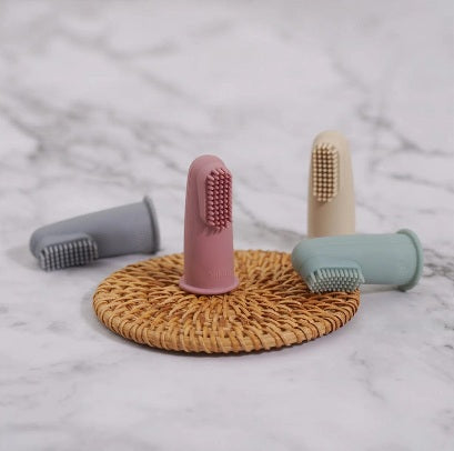 HAAKAA SILICONE FINGER TOOTHBRUSH 2PK