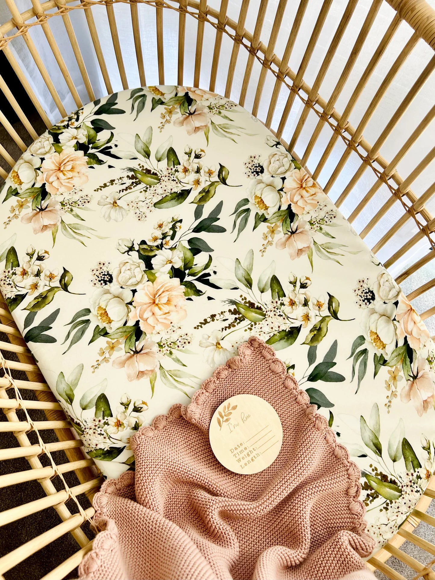 MINI & ME BASSINET SHEET