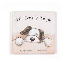JELLYCAT ''SCRUFFY PUPPY'' BOOK