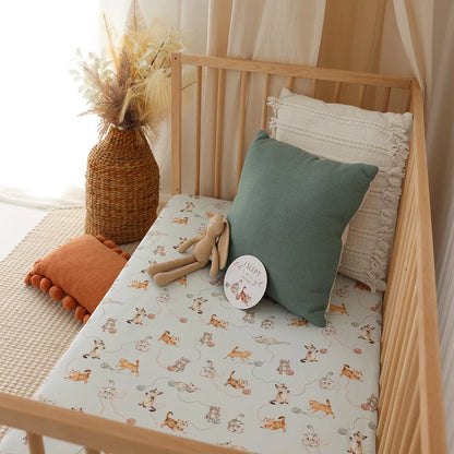 SNUGGLE HUNNY - FITTED COT SHEET