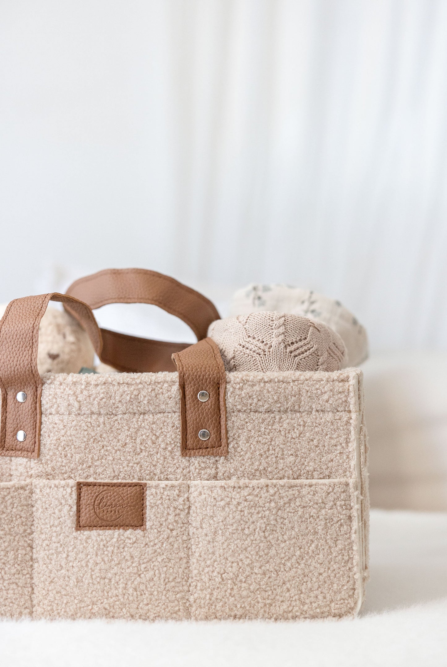 LINEN LABEL NAPPY CADDY