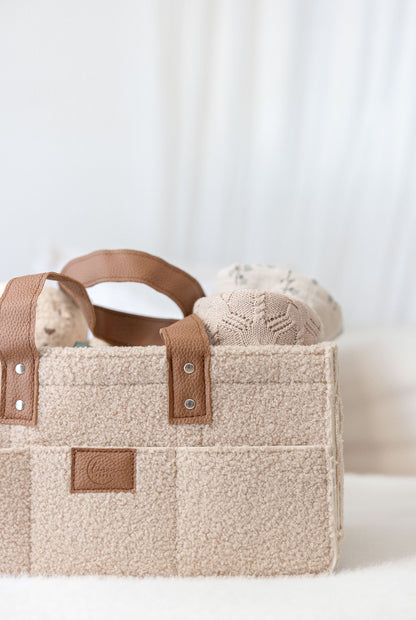 LINEN LABEL NAPPY CADDY