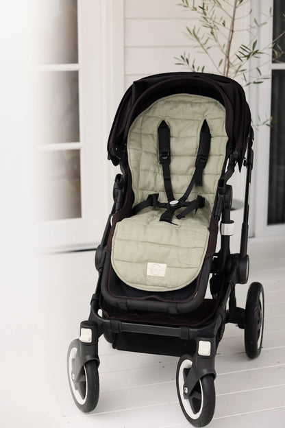 LINEN LABEL PRAM LINER