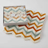 BRICK ZIG ZAG KNIT BLANKET