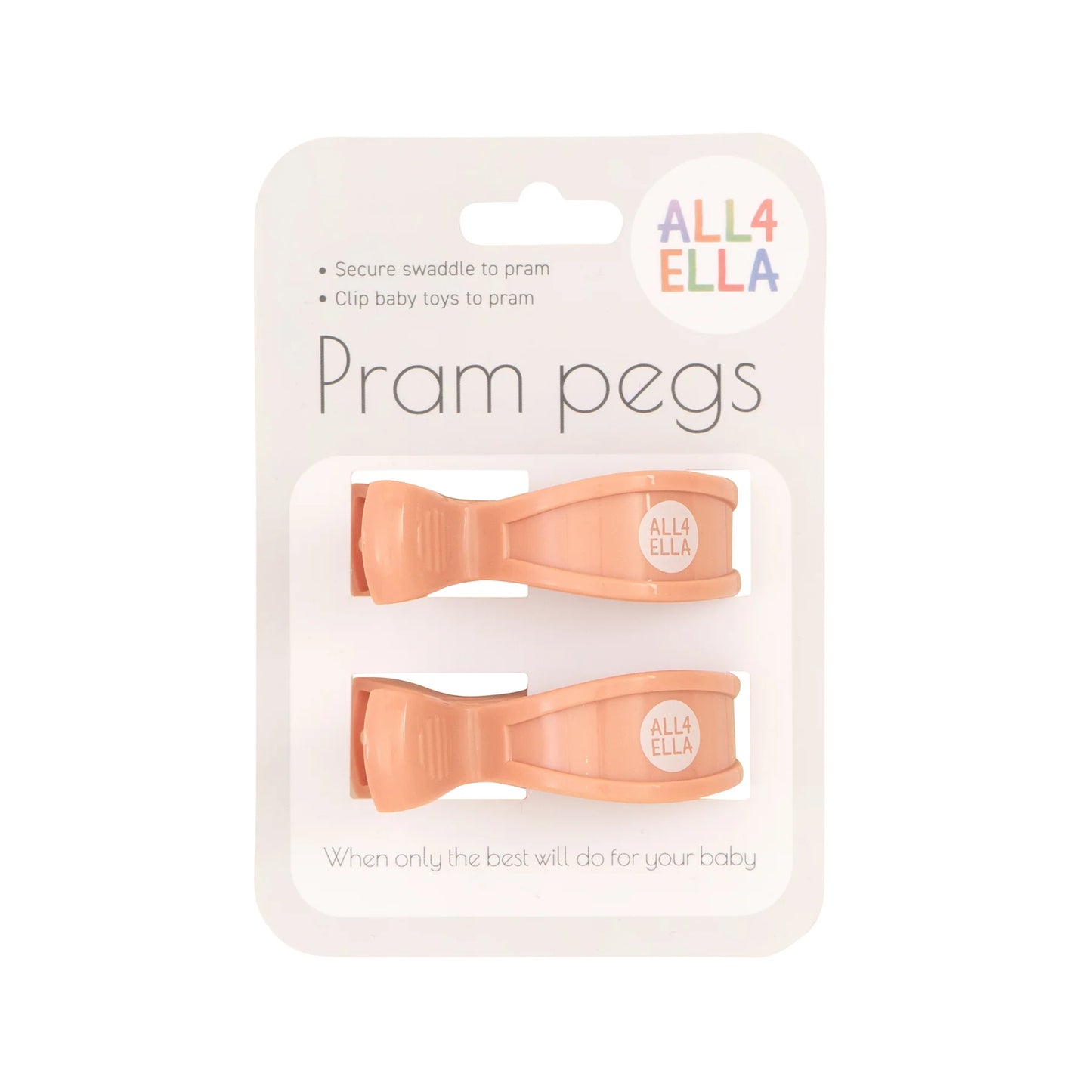 All 4 Ella Pram Pegs 2 Pack