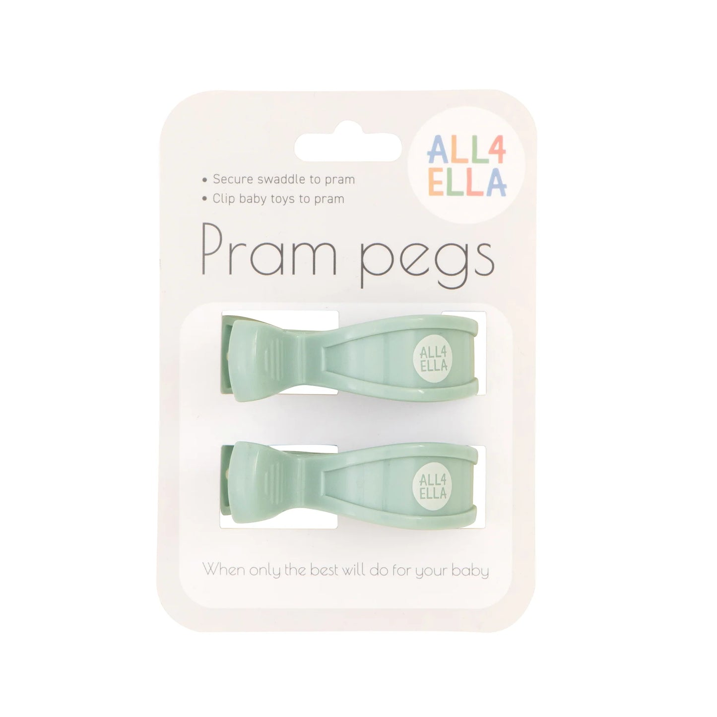 All 4 Ella Pram Pegs 2 Pack