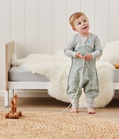 LONG SLEEVE SLEEPSUIT - ORGANIC - 1.0 TOG