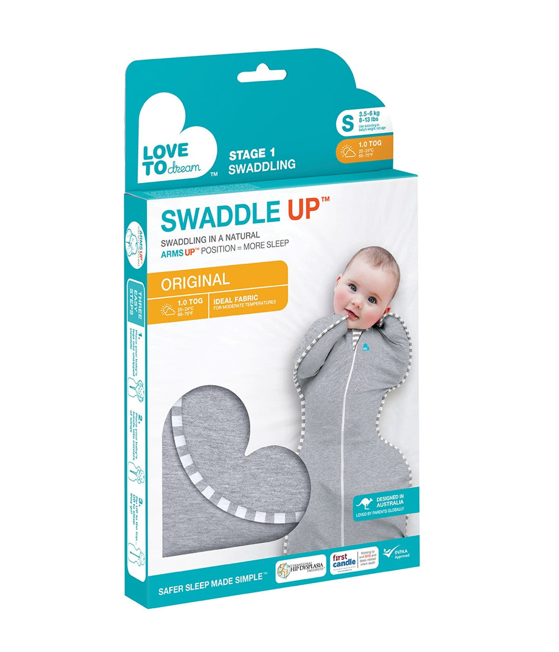 Swaddle Up Original 1.0T - Small (3.5-6kgs)