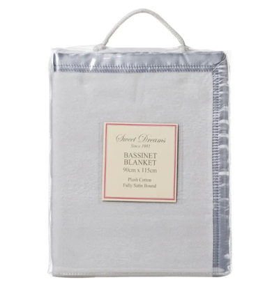 SWEETDREAMS BASSINET COTTON FLEECE BLANKET