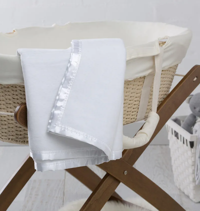 SWEETDREAMS BASSINET COTTON FLEECE BLANKET