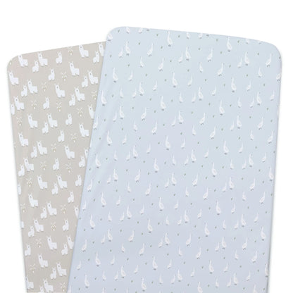 BUBBA BLUE PROVINCIAL CO-SLEEPER SHEET 2PK