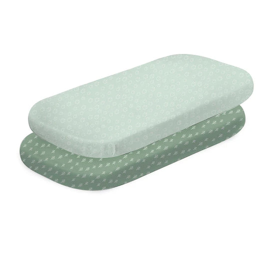 BUBBA BLUE NORDIC CO-SLEEPER FITTED SHEET 2PK