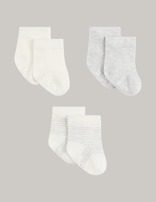 BOODY BABY SOCKS 3 SINGLE PACK