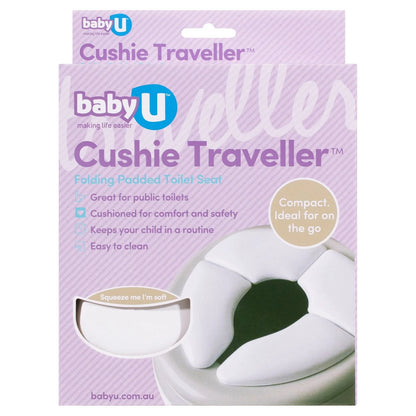 CUSHIE TRAVELLER FOLDING PADDED TOILET SEAT