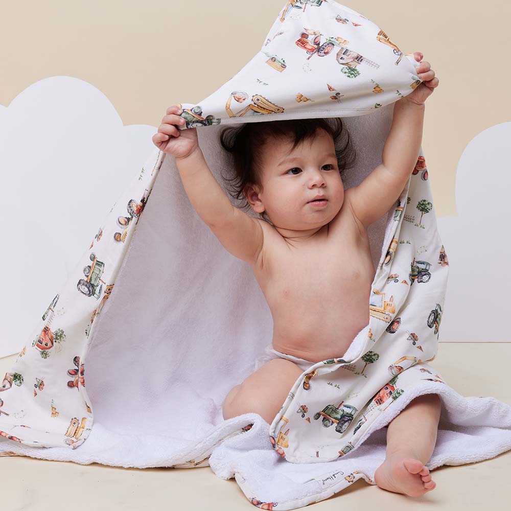 SNUGGLE ORGANIC HOODED TOWEL