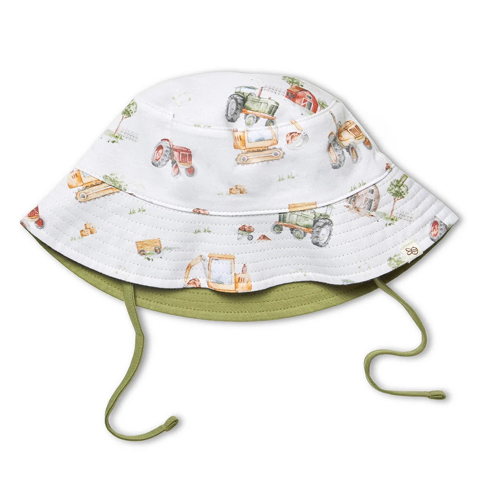 SNUGGLE HUNNY REVERSIBLE COTTON BUCKET HAT