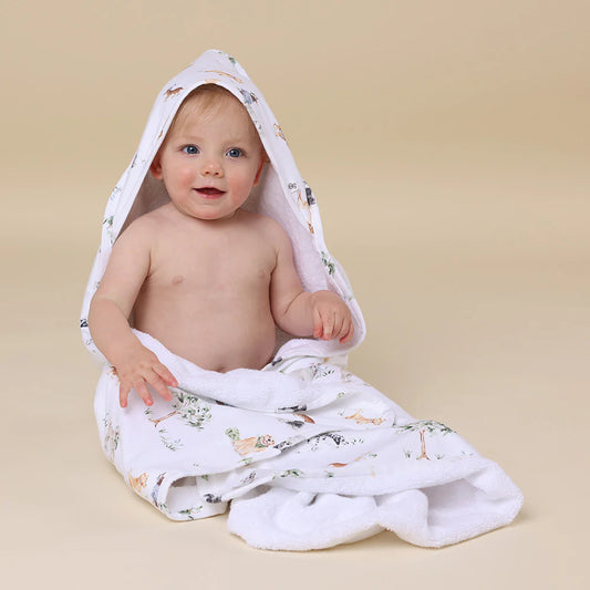 SNUGGLE ORGANIC HOODED TOWEL