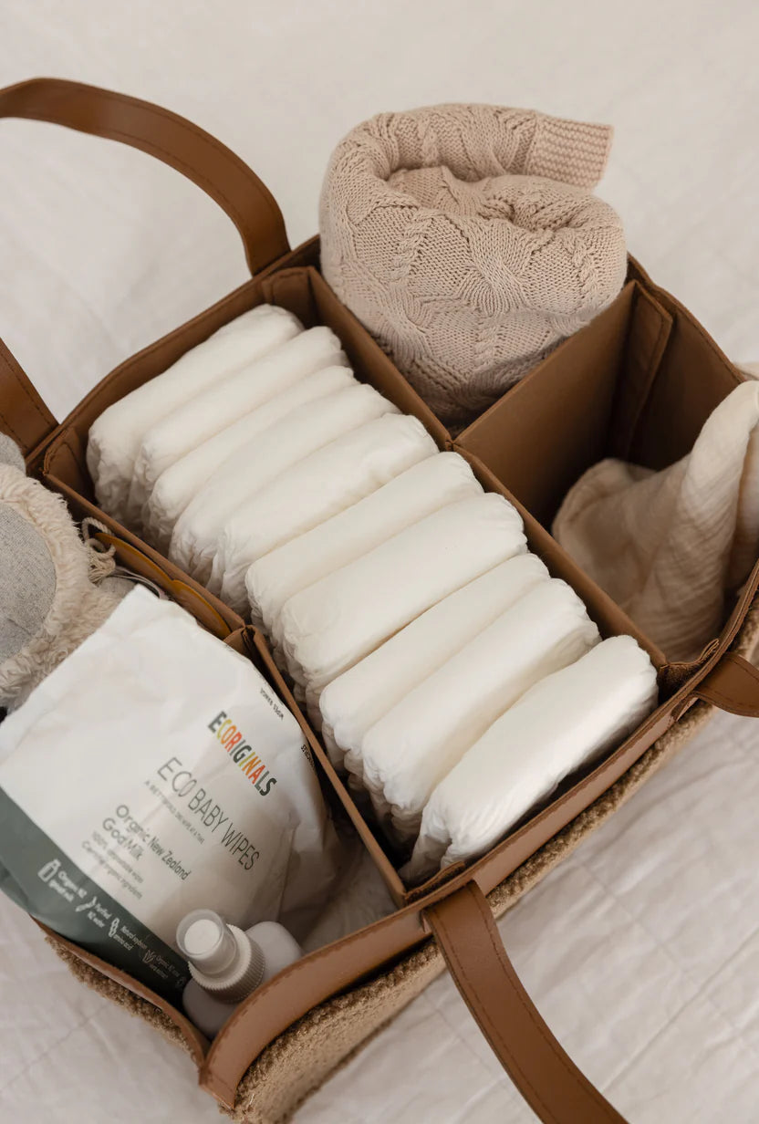 LINEN LABEL NAPPY CADDY