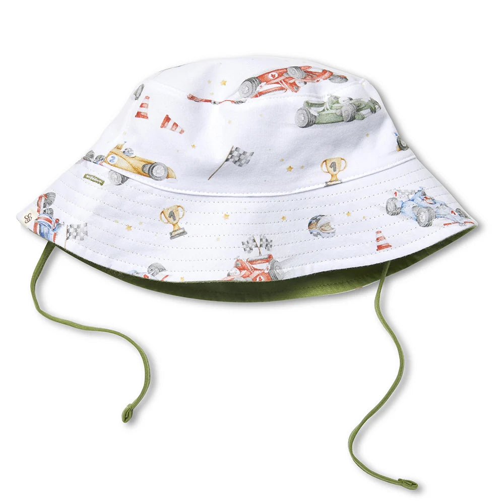 SNUGGLE HUNNY REVERSIBLE COTTON BUCKET HAT