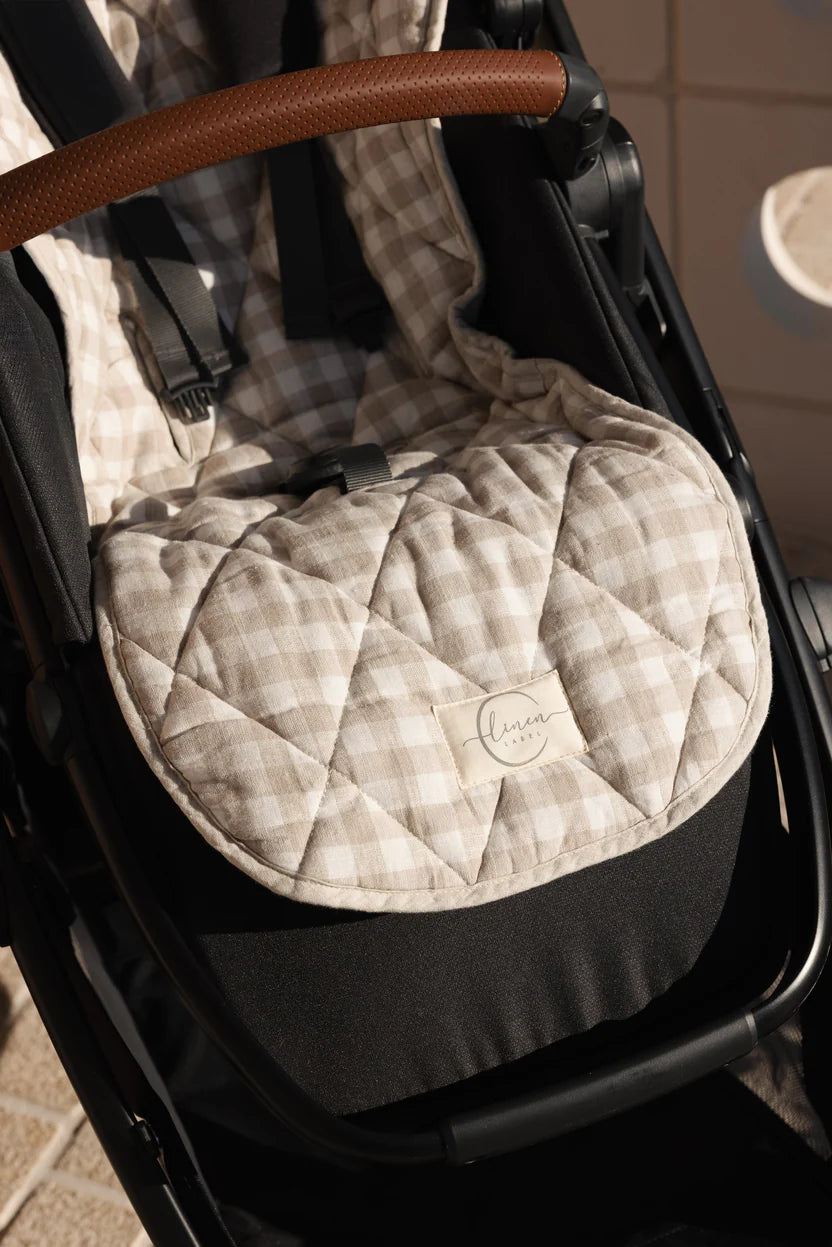 LINEN LABEL PRAM LINER
