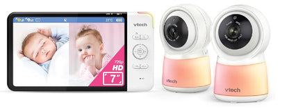VTECH RM7754HDV2 BABY MONITOR W/ 2 CAMERAS