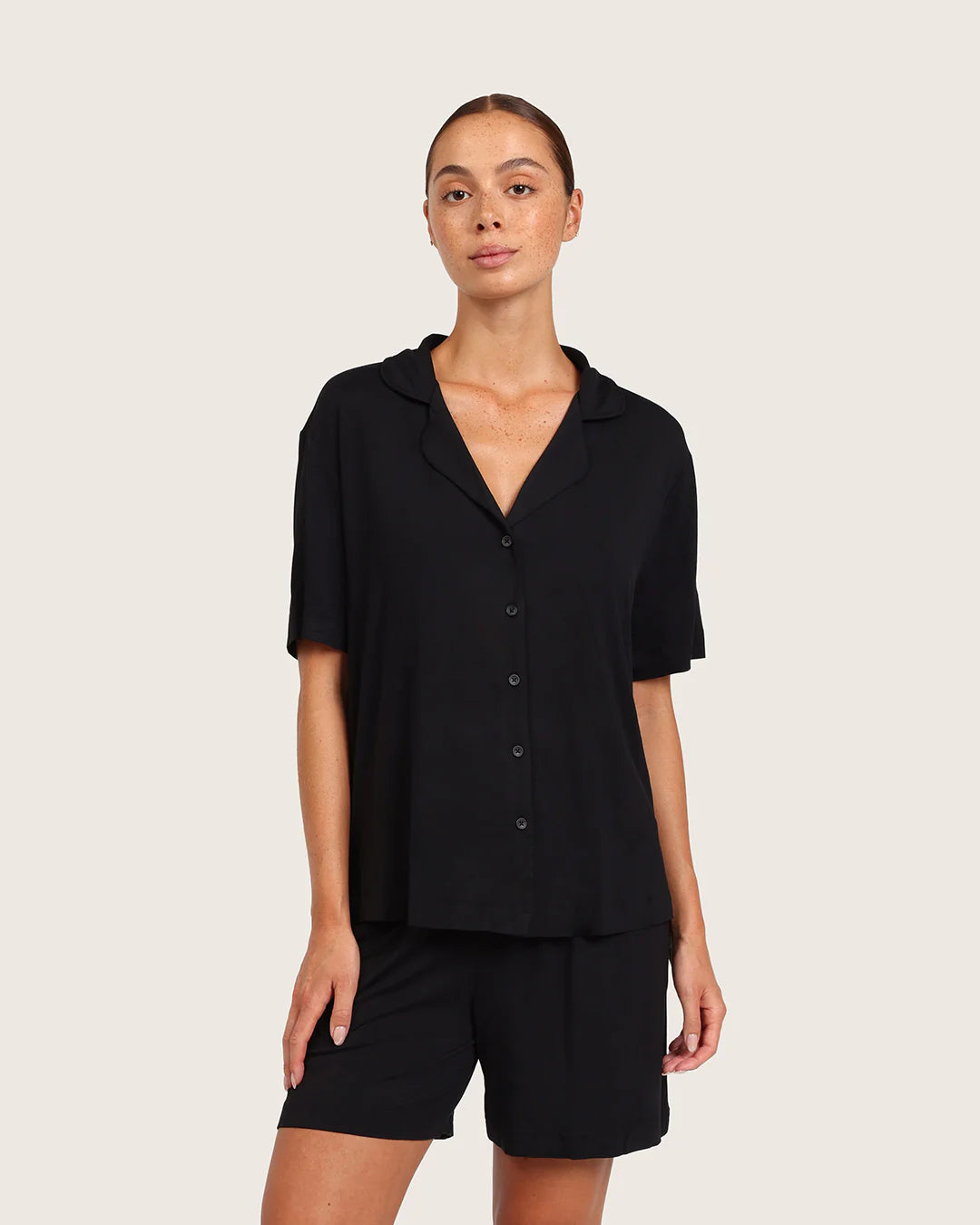 BOODY GOODNIGHT SHORT SLEEVE SLEEP SHIRT