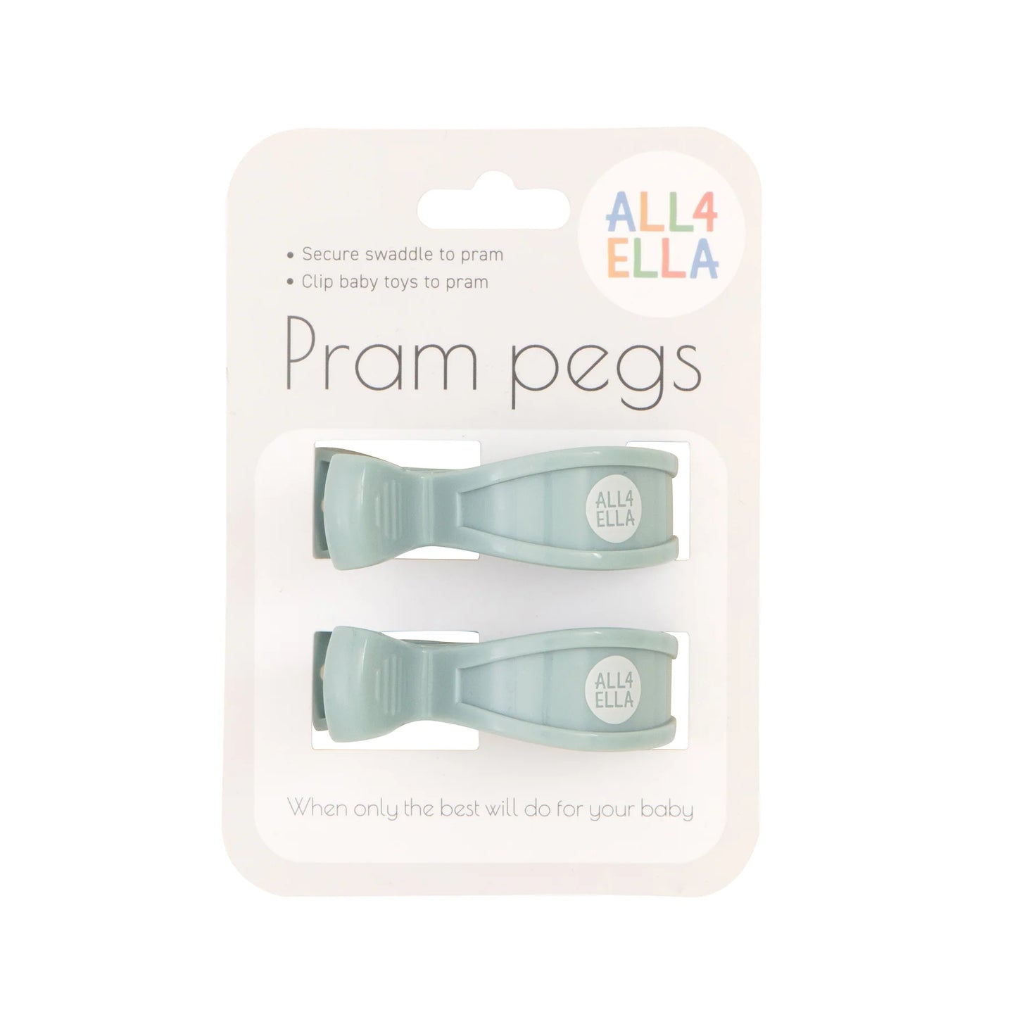 All 4 Ella Pram Pegs 2 Pack