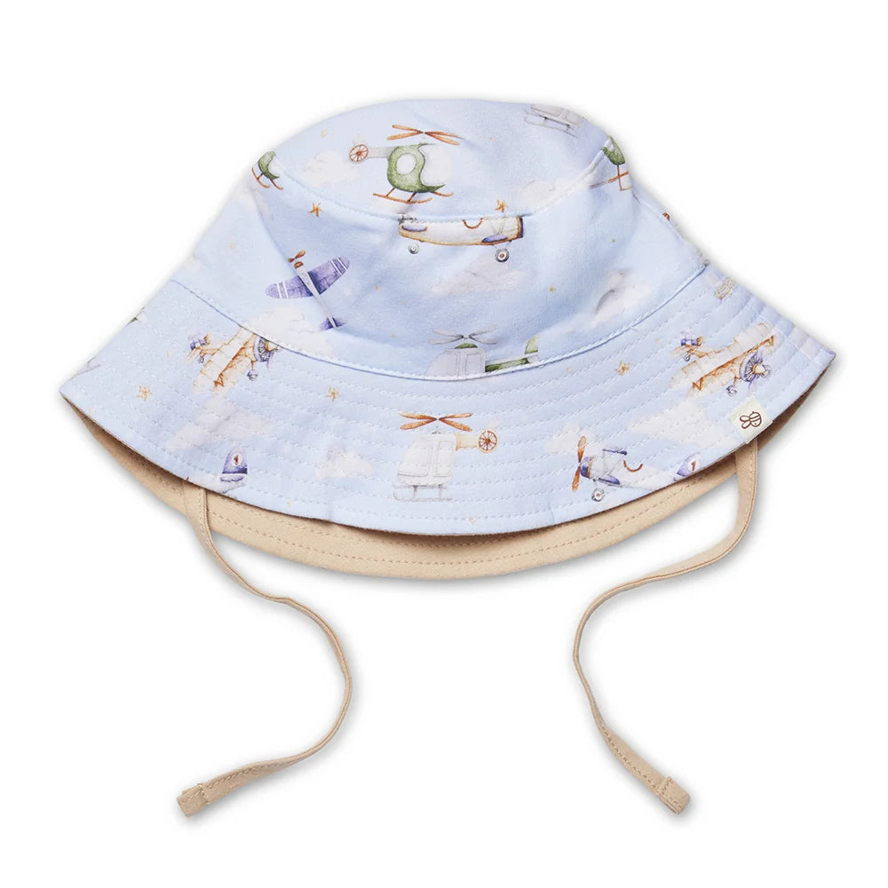 SNUGGLE HUNNY REVERSIBLE COTTON BUCKET HAT