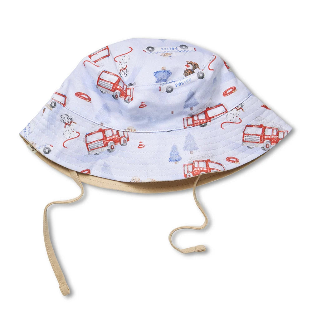SNUGGLE HUNNY REVERSIBLE COTTON BUCKET HAT