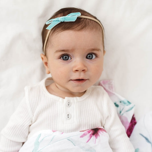 Petit Velvet Bow Headband