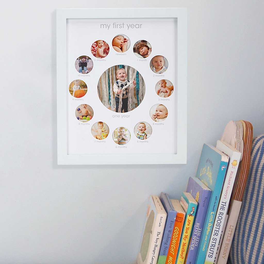 My First Year Round Frame