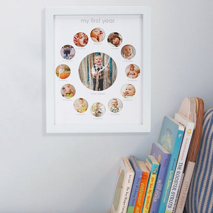 My First Year Round Frame
