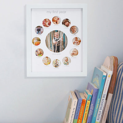 My First Year Round Frame