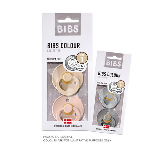 Bibs Dummies Twin Pack Size 1