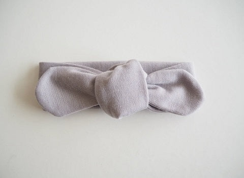 Top Knot Headband Classic Grey