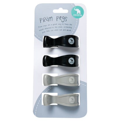 All 4 Ella Pram Pegs 4 Pack