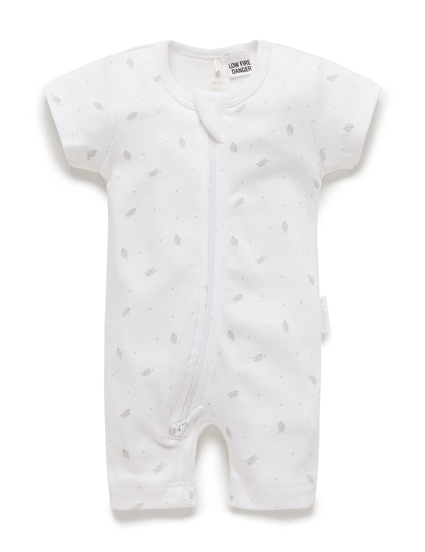 S/S Short Leg Zip Growsuit