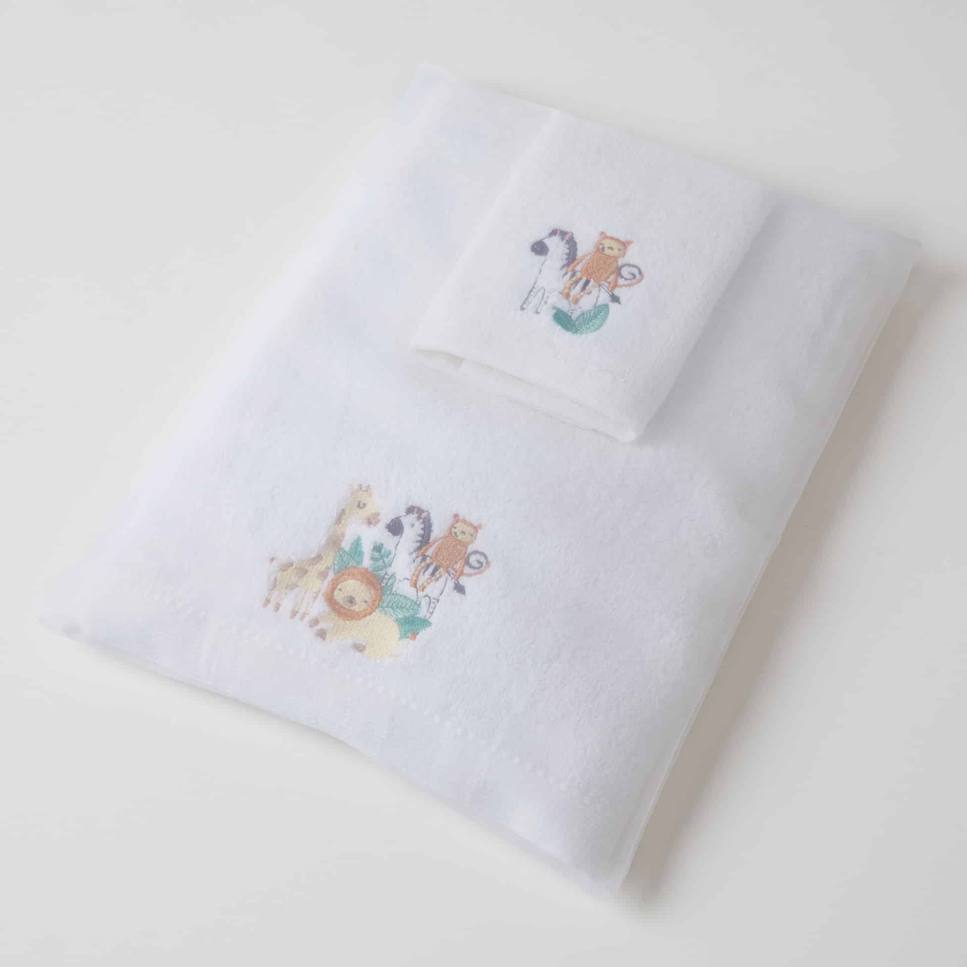 BATH TOWEL AND WASHER SET