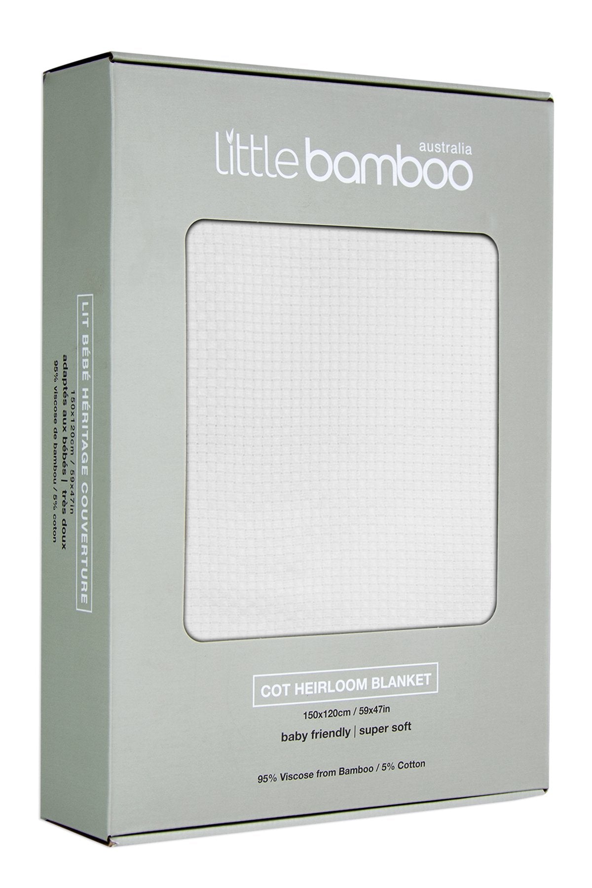 Little Bamboo Cot Waffle Blanket