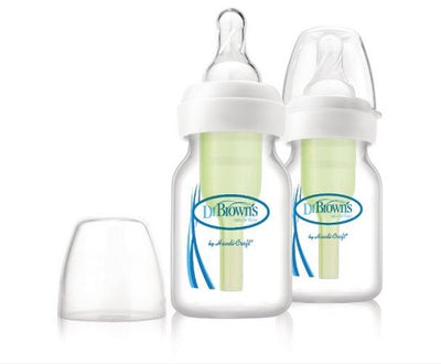 Dr Browns 60ml Standard Neck Baby Bottles 2 Pack Premmie