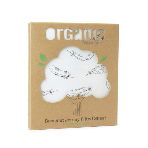 Organic Jersey Fitted Bassinet Sheet