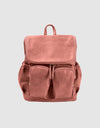 OiOi FAUX LEATHER NAPPY BACKPACK